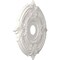 Ekena Millwork Attica PVC Medallion (Canopies up to 6 3/4"), 19"OD x 3 1/2"ID x 1"P, UltraCover Satin Blossom White CMP19ATGBW - alternate 3